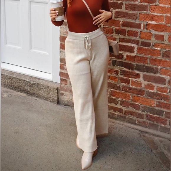 Girl Crush Inc: drawstring-waist knit pants - Picture 2 of 6